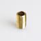 Homeplus+ ATC 1/4 in. MPT X 1/4 in. D MPT Yellow Brass Close Nipple 6JC126310701027 - alternate 2